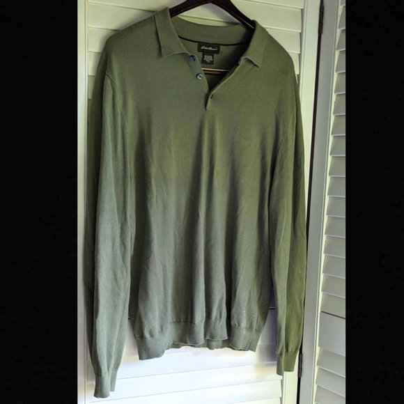 Eddie Bauer Other - Men's Long Sleeve Polo Ultra Soft - Eddie Bauer